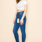 PRIVATE ORDER HIGH RISE MEDIUM BLUE SKINNY